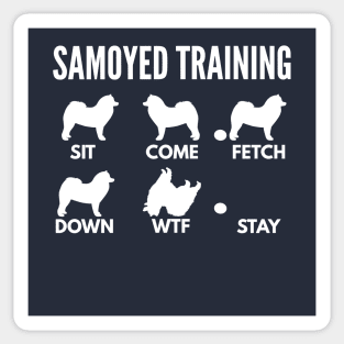 Samoyed Training Samoyed Dog Tricks Sticker